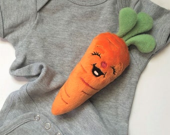 Carrot Rattle Embroidery design Digital Download Design