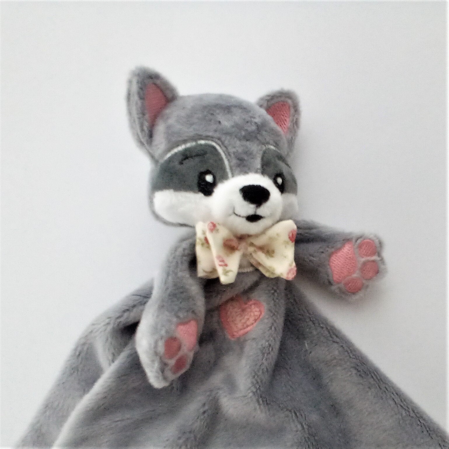 Racoon Blanket Toy Lovey Embroidery Design Digital Download Etsy