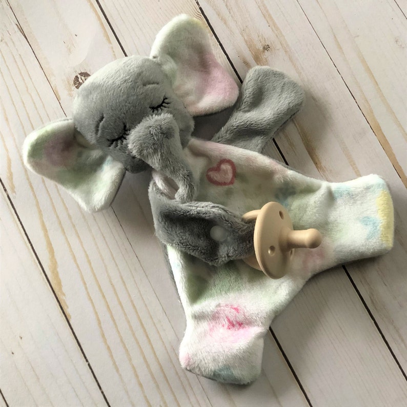 Elephant Blanket Pacifier Holder Embroidery Design Digital Etsy