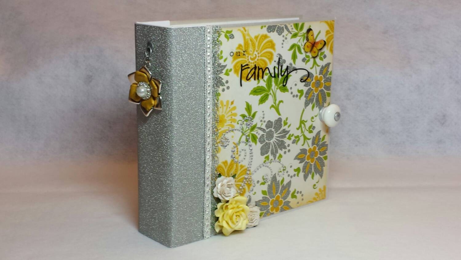 8x8 Mini Album, Scrapbook, Photo Album, Memory Album, Chipboard Album