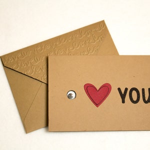 Anniversary Card, Love Card, Valentine&#39;s Day Card, Romantic Card, Silly Romantic Card, Monster Love Card, Kids Valentine&#39;s Day Card