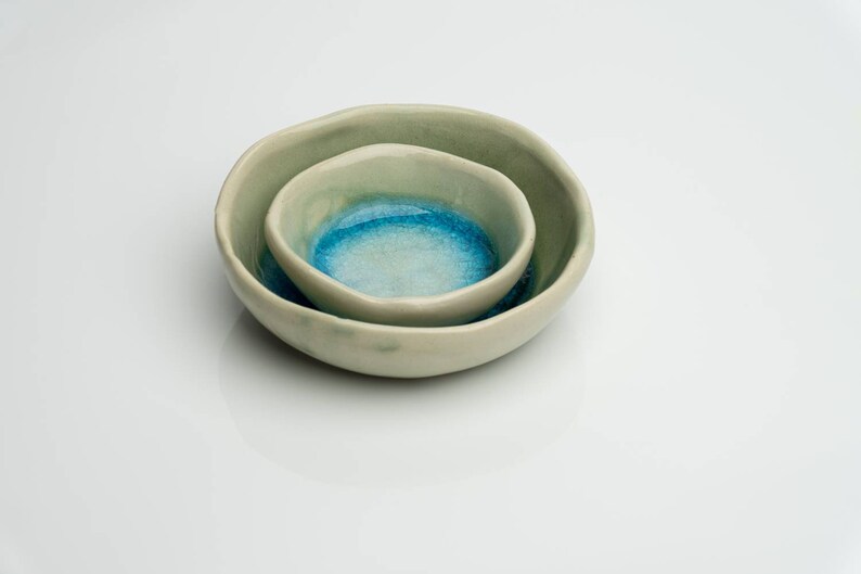 CERAMIC bowl inspired by Sea Irish gift jewellery bowl jewelry dish candle holder bowl by The Mood Designs image 4