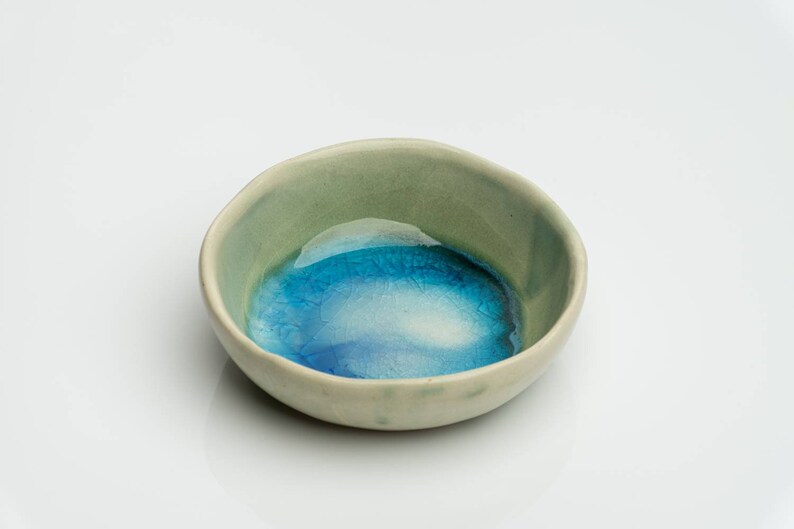 CERAMIC bowl inspired by Sea Irish gift jewellery bowl jewelry dish candle holder bowl by The Mood Designs image 5