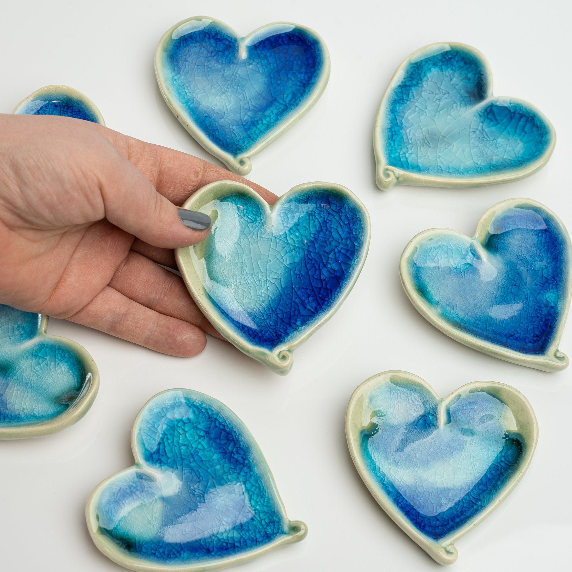 Ceramic Heart Wall Ornament Pottery Heart Gift For Her Heart Etsy