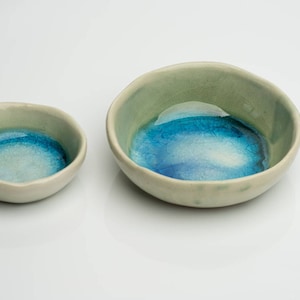 CERAMIC bowl inspired by Sea Irish gift jewellery bowl jewelry dish candle holder bowl by The Mood Designs image 1