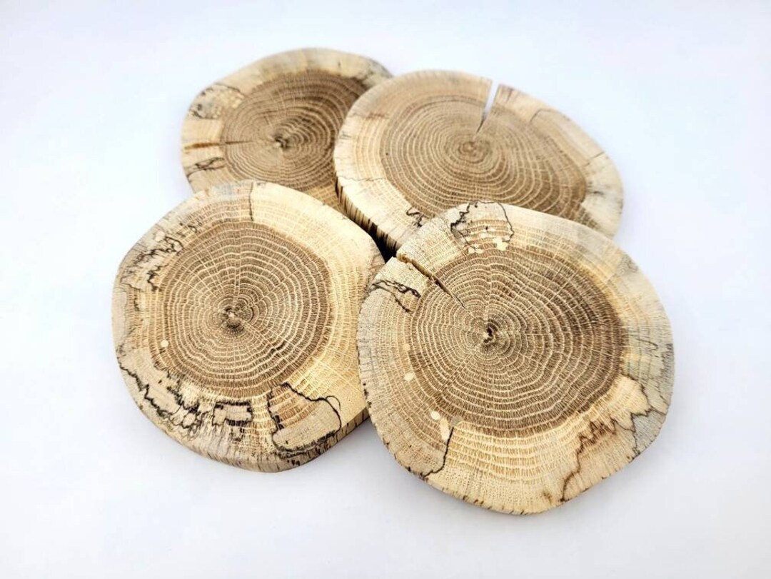 Natural Reclaimed Oak Wood Slices for DIY Crafts Woodworking Etsy