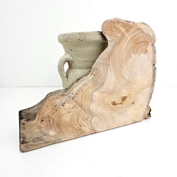 Exclusive Raw Edge Cypress Wood Slab, Irregular Natural Wood Plank, Crafts, Photography, Epoxy Resin, Natural Display
