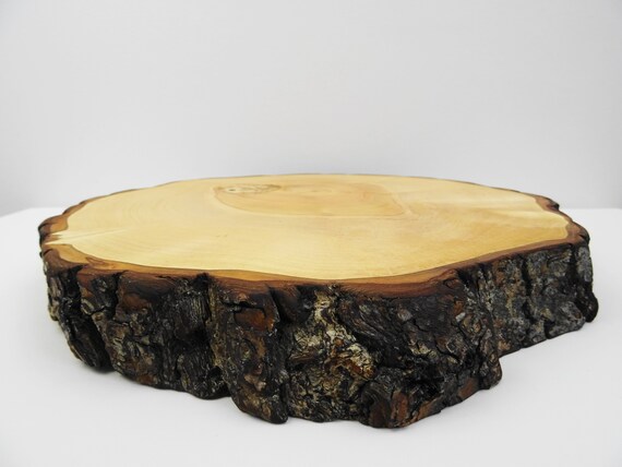 Wedding Cake Stand Tree Trunk Slice Centerpiece Rustic Table Etsy