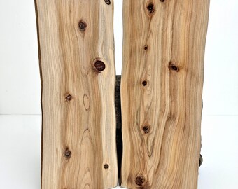 Raw Edge Wood Planks, Small Cypress Wood Boards for Woodcrafts