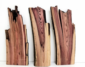 Mini Raw Wood Planks - Mini Red Cedar Planks for DIY Crafts Woodworking Arts