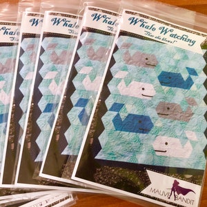 Whale Watching Quilt Pattern - Digital Download
