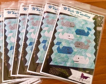 Whale Watching Quilt Pattern - Digital Download