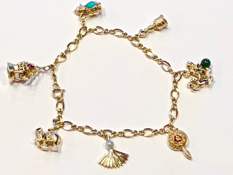 14k solid gold charms