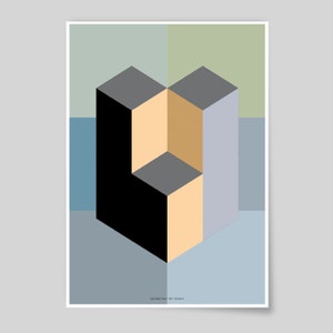 Instant download printable art, Geometric poster, Art for home, vintage poster, geometry design,abstract art  print, Typographic poster,