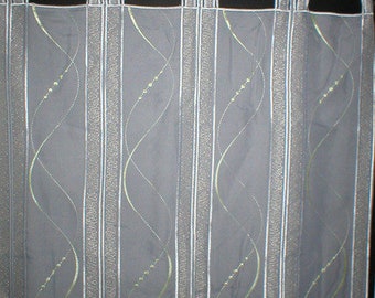 Window curtain "wave"embroidered, different, heights