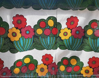 Fabric "Prilblume" Vintage Cotton, 70s