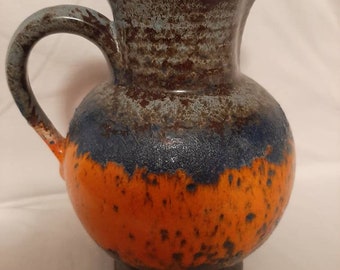 Vase,Krug,fat lava, scheurich?Vintage, German Pottery