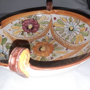 Bol de fruits en céramique, Italie, majolique, bol image 1