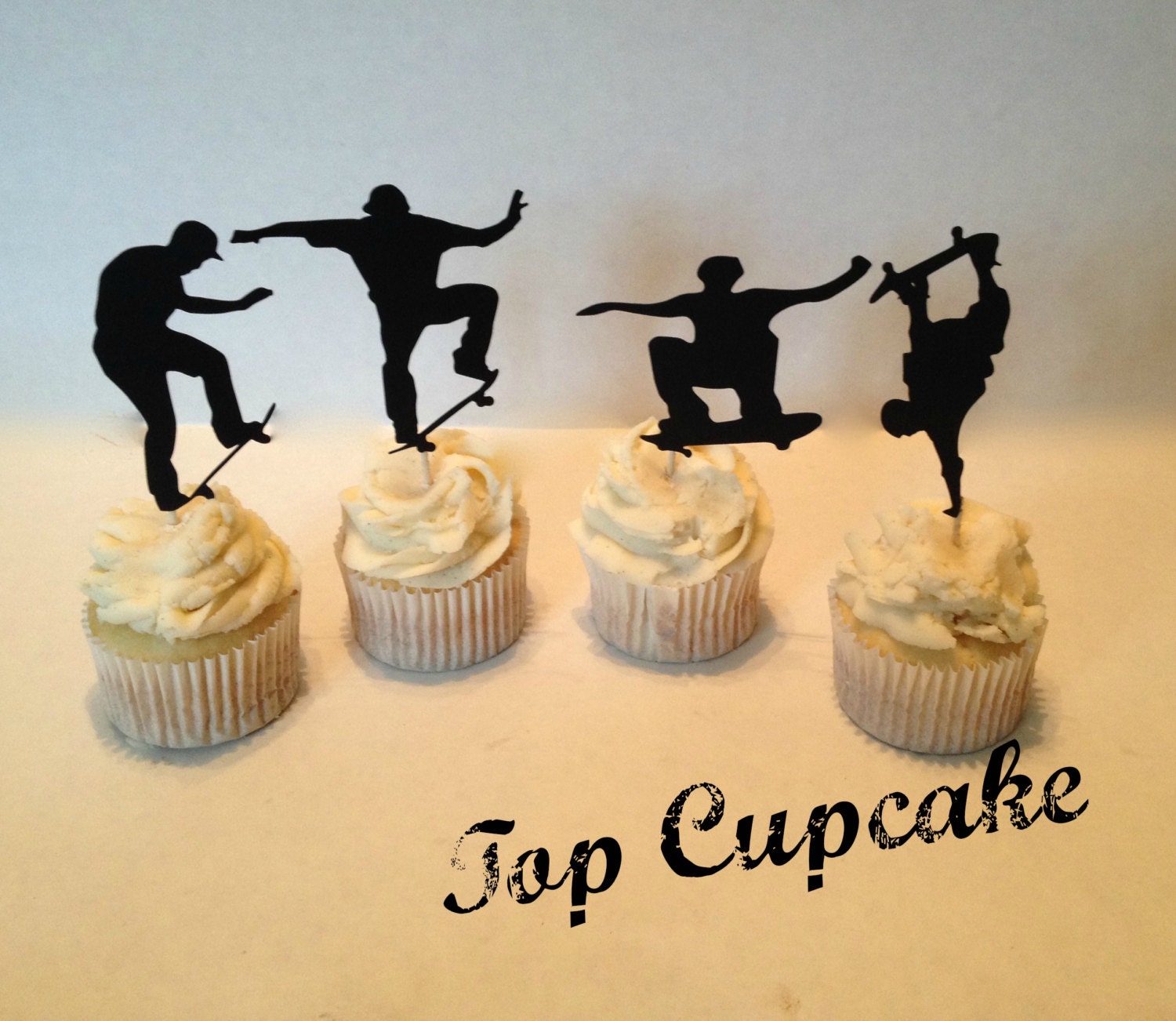Skateboarding Cupcake Toppers 12 | Etsy