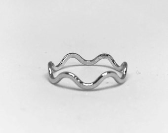 Anello Celtico In Argento Sterling Fatto A Mano: Fascia Con - Foto 2