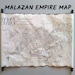 Malazan Empire Map Seven Cities Map on Handmade Scroll | Etsy