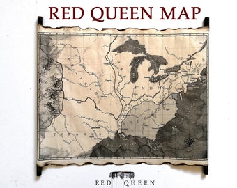 Red Queen World Map, Map of Red Queen's Kingdom of Norta, Glass Sword, King's Cage, War Storm, Broken Throne Map, Lakelands, Montfort Map