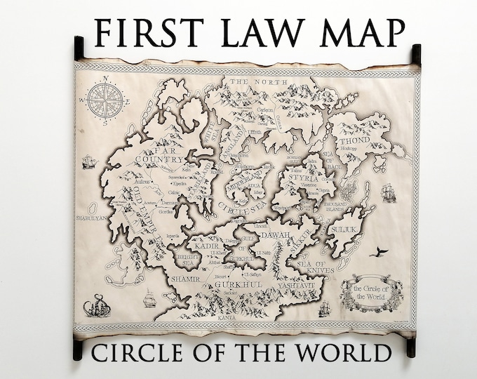 Карта земной круг аберкромби на русском