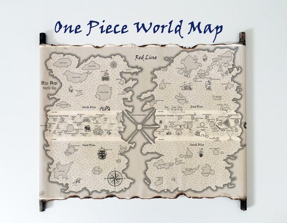 One Piece World Map 