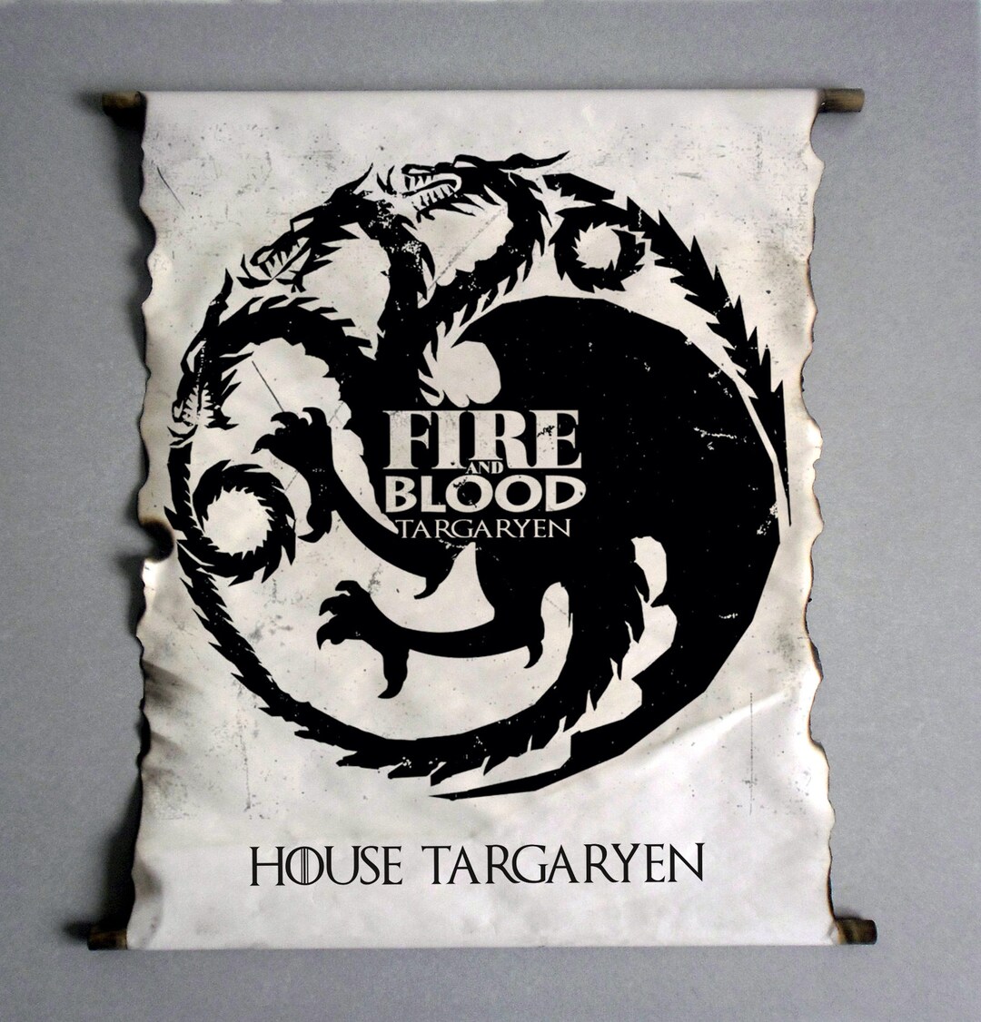 Game of Thrones House Targaryen Sigil Image Logo Peel Off Sticker