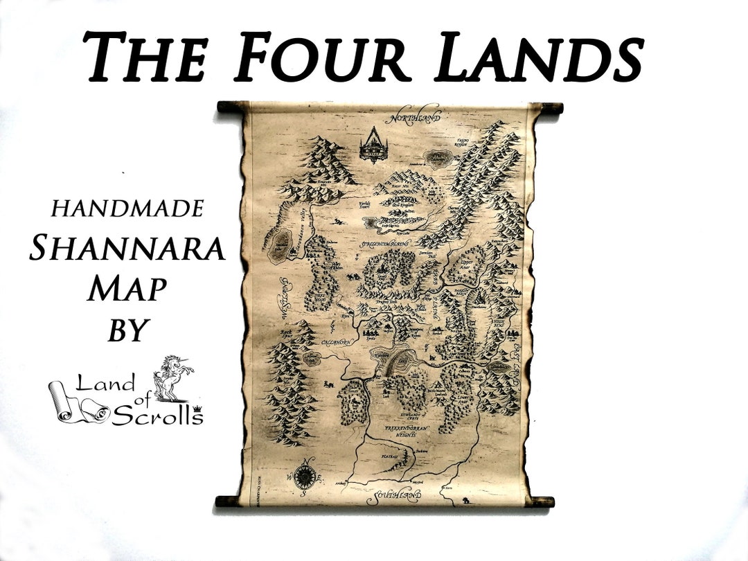 Shannara Chronicles Map the Four Lands Map, the Shannara Chronicles Map 