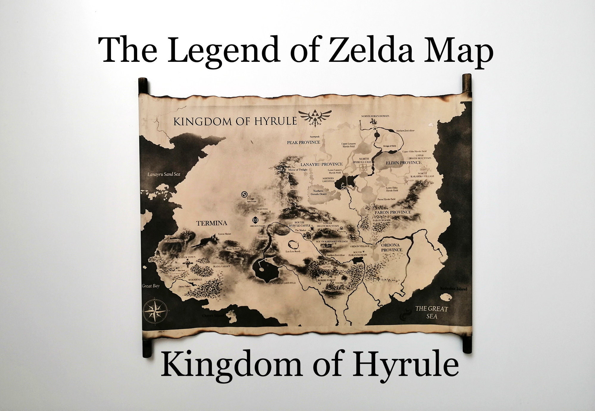 Hyrule Map: The Legend of Zelda: The Wind Waker