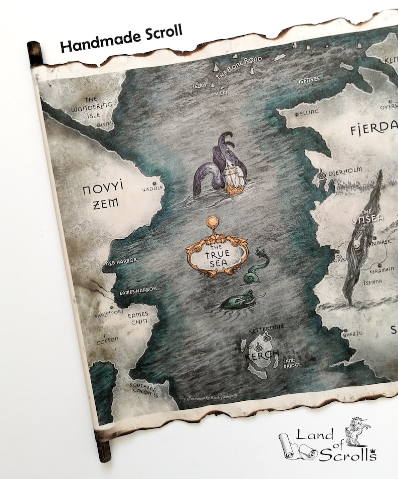 Grishaverse Color Map Shadow and Bone Map the Grisha - Etsy