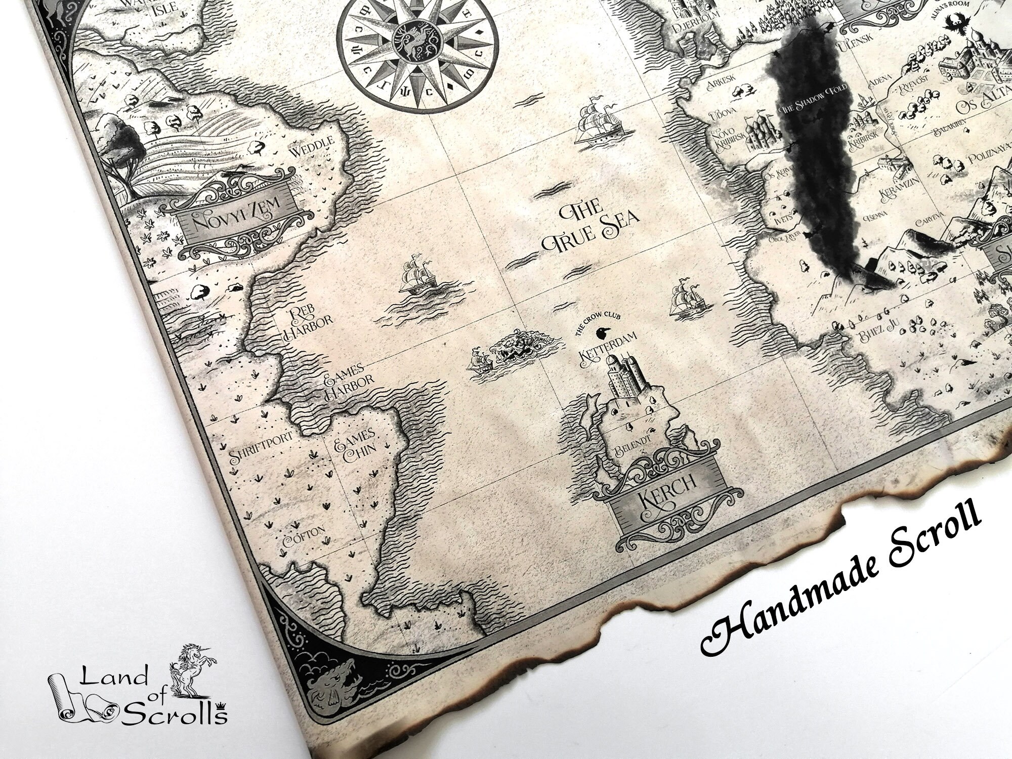 Shadow And Bone Carte Du Monde Carte du monde de Grisha carte de lombre et des os siège et - Etsy France