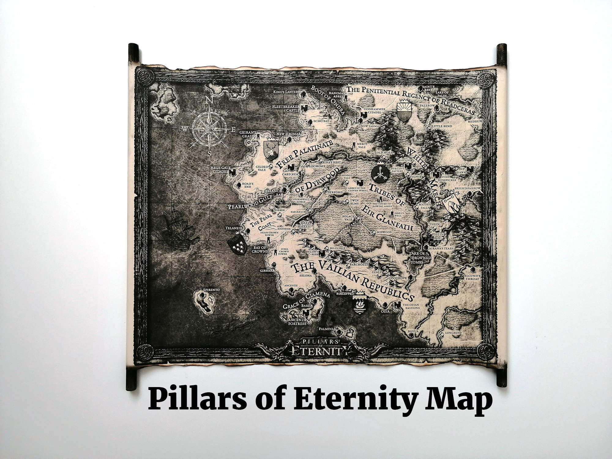 Pillars of the earth map hairberlinda