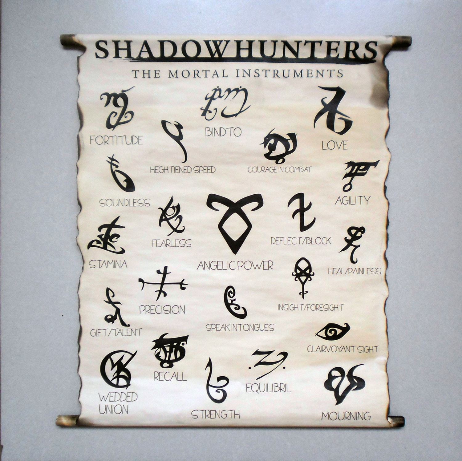 shadowhunter runes and meanings