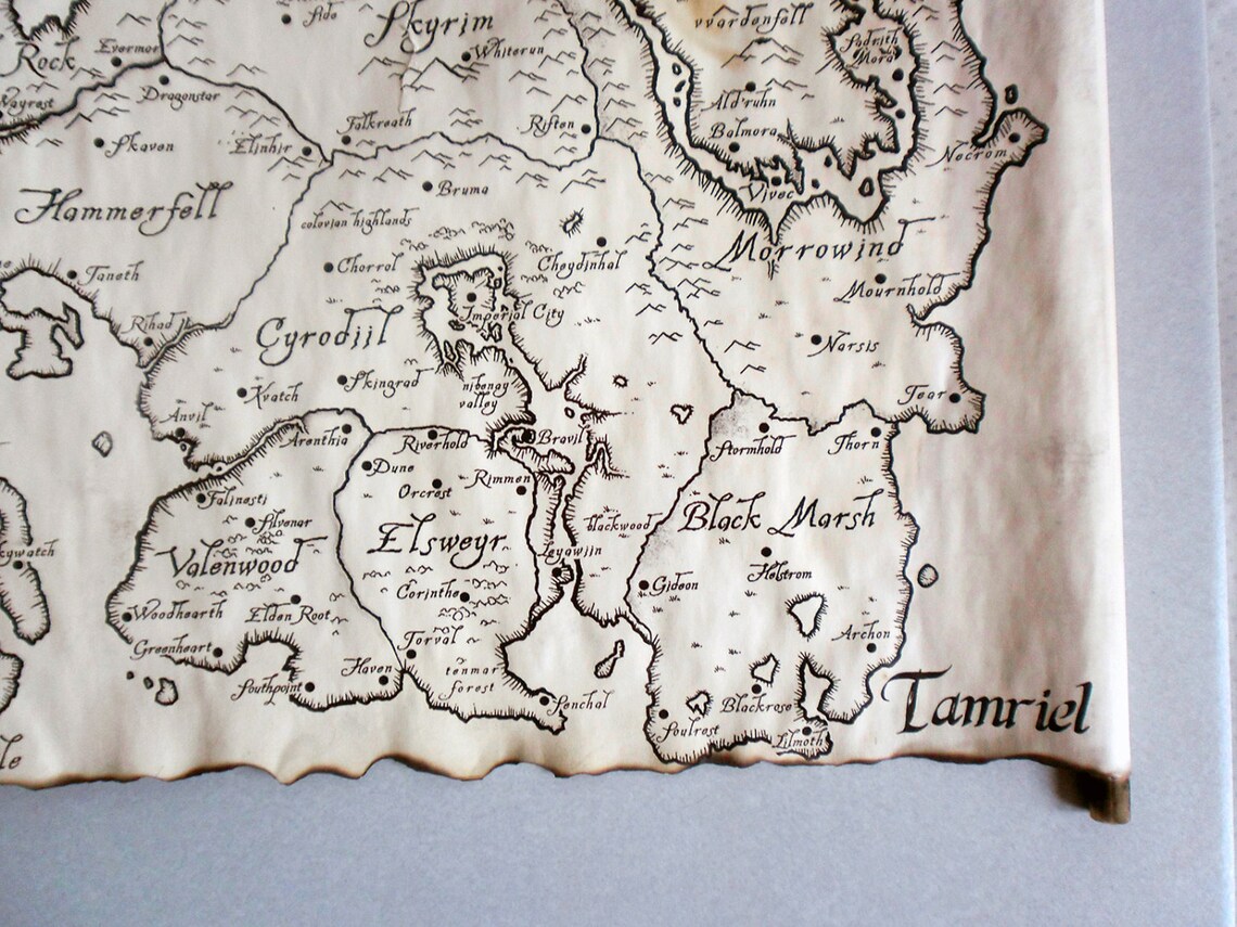 Кулон восточной имперской компании скайрим карта