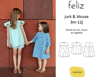 Feliz jurk en blouse