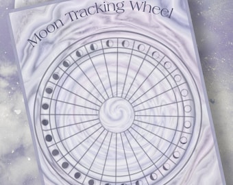 Moon Tracking Wheel For Tracking Lunar Cycles