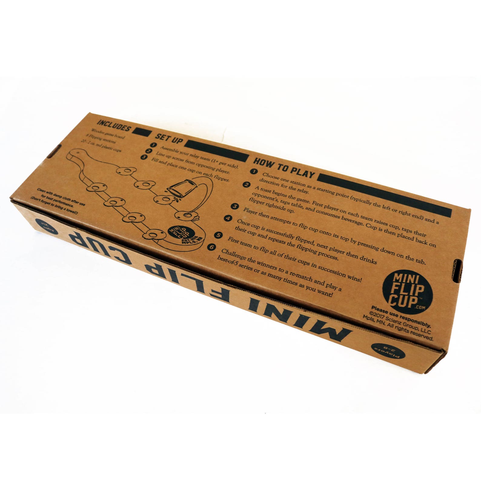 Mini Flip Cup Table Top Relay Drinking Game Handcrafted Etsy