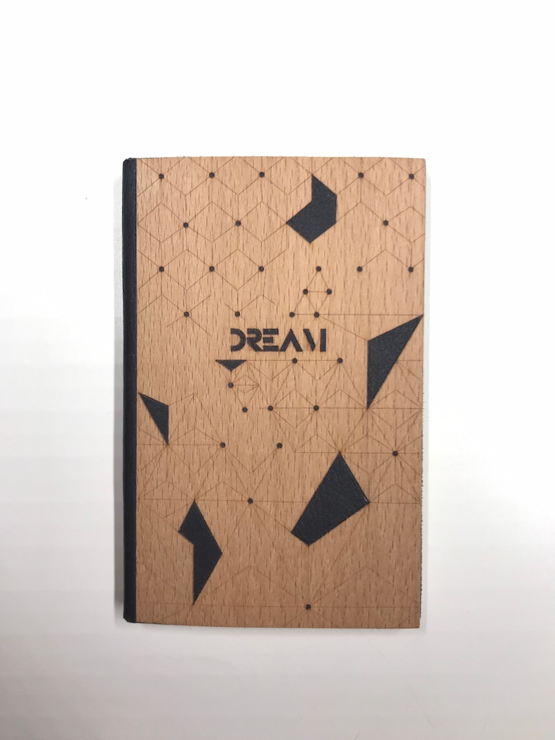 Hand-connected notebook Wood Collection 8.5 x 13 cm