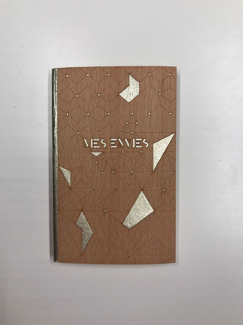 Hand-connected notebook Wood Collection 8.5 x 13 cm