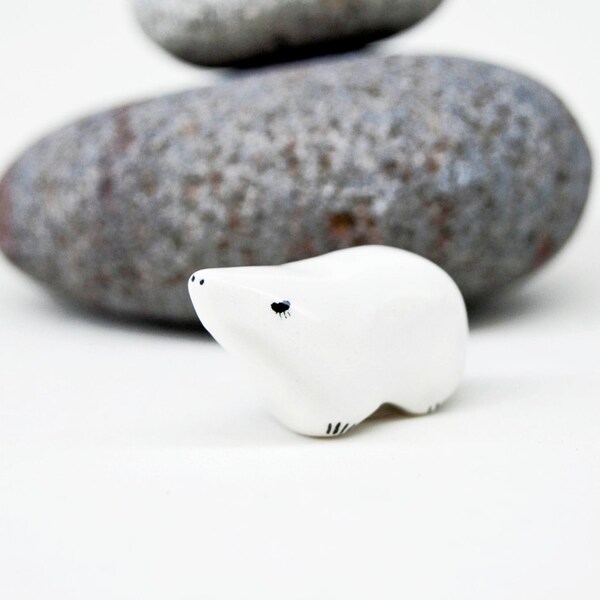 Ceramic animal miniature totem - Ceramics & Pottery - Miniature animal totem - Ceramic animal - Animal figurine - Animal miniatures ceramic