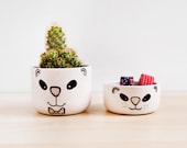 Ceramic bowls x2 - Serving bowl - Small bowl - Pottery bowl - Ceramics & Pottery - Home office accessories - Office organizer - Tableware