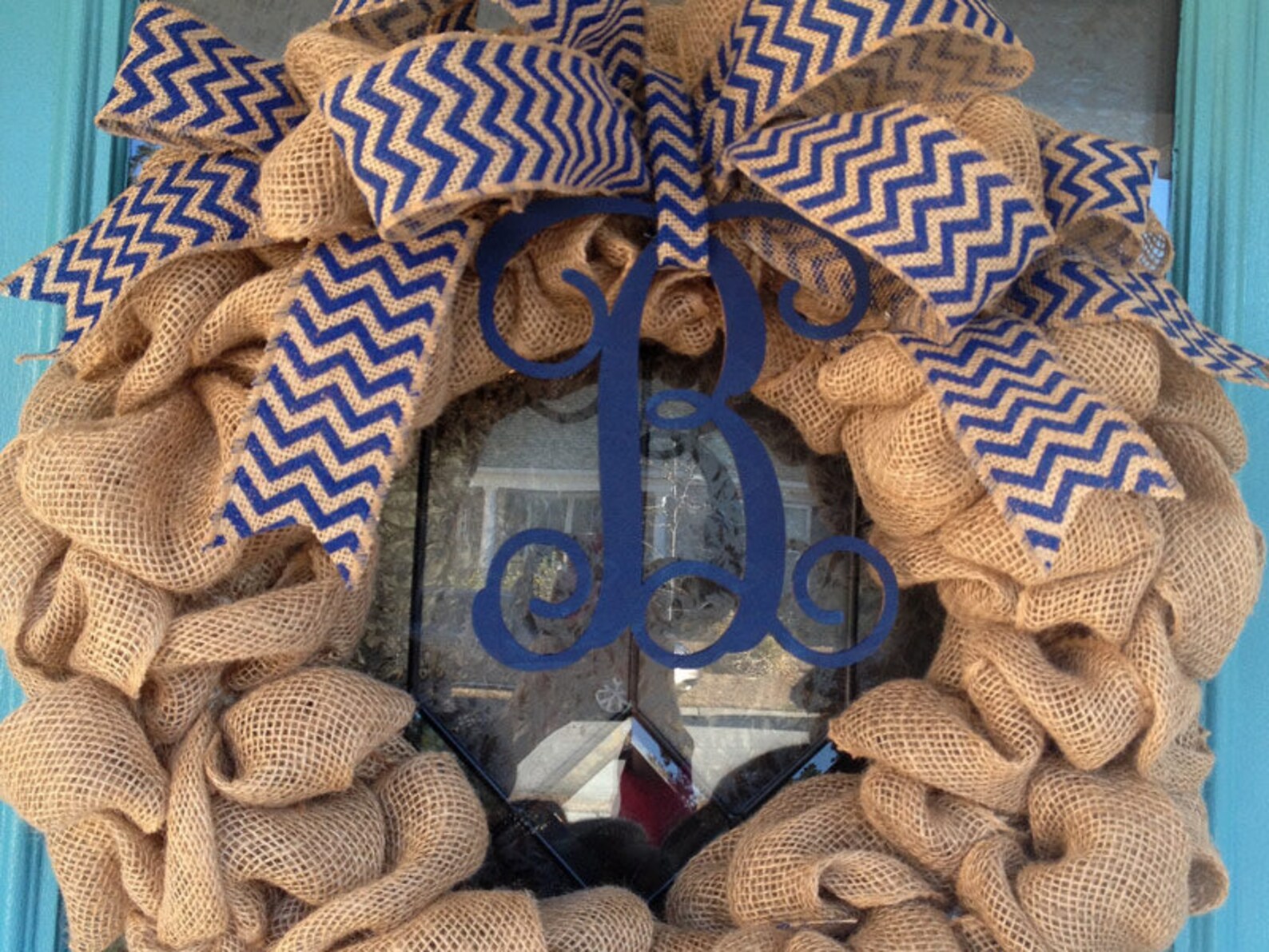 Painted Script Wood Letter Painted Monogram Large Painted | Etsy