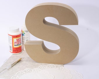 Custom Standing Wood Letter/Number | Personalized Standing Wooden Letter | DIY Letter