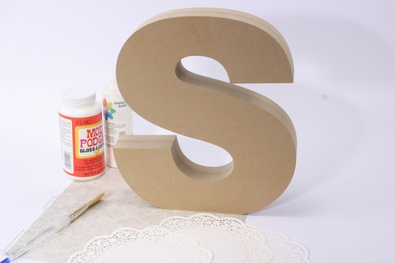 Custom Standing Wood Letter/Number | Personalized Standing Wooden Letter | DIY Letter