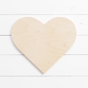 Small Wooden Hearts 2”, 3/16” Thick