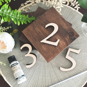 Indoor Wood Number | Custom Wood Number | 1/4 inch thick Baltic Birch |  Numbers for DIY Crafts | Unpainted Number
