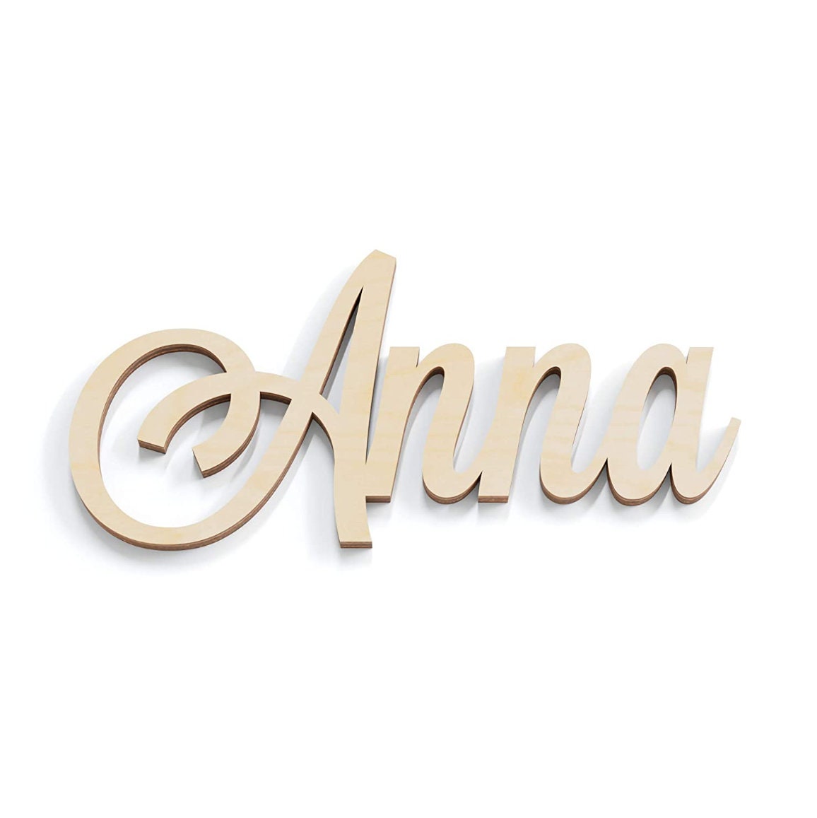 Wooden Letters – Cursive Wood Letter for Wall Décor for Wall, Nursery &  Crib