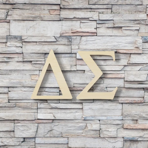 Outdoor Wood Greek Letters | Unpainted | Sorority Letters | Fraternity Letters |